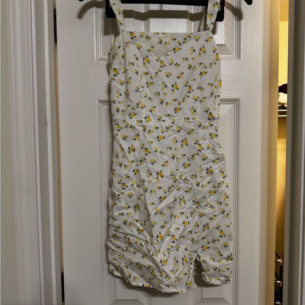 Abercrombie & Fitch White Floral Mini Dress